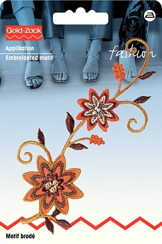Аппликация  Prym 926330 Цветочный венок с бусинами