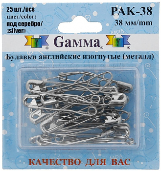 Булавки Gamma PAK-38