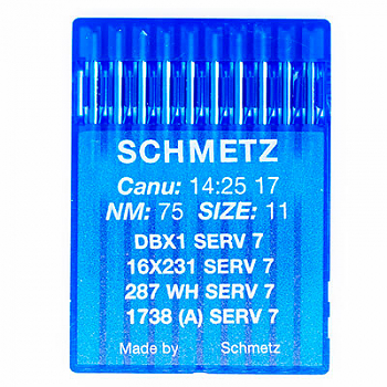 Иглы для промышленных машин Schmetz DBx1 SERV7 №75